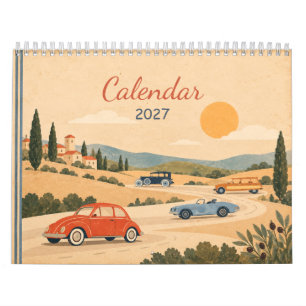 Voitures Classiques Anciennes Calendrier Mural 202