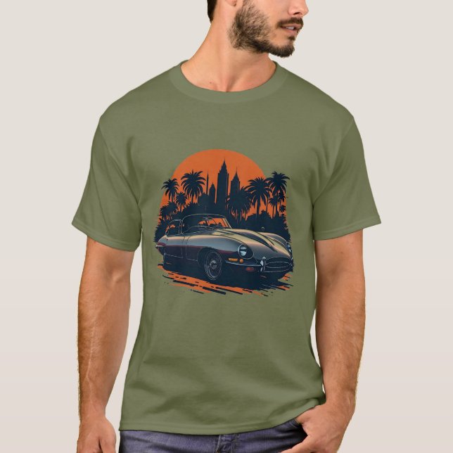 Voitures classiques - Jaguar T-Type T-Shirt 001 (Devant)