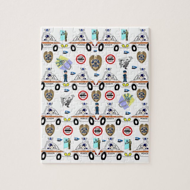 Voitures de police Jigsaw Puzzle Daisy (Vertical)
