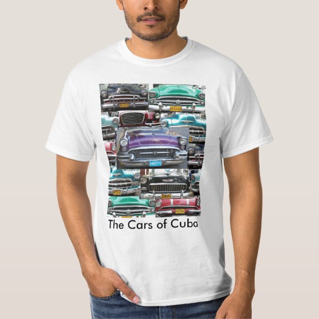 Voitures de T-shirt du Cuba 6 (Devant)
