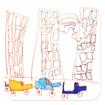 Voitures et autocollants