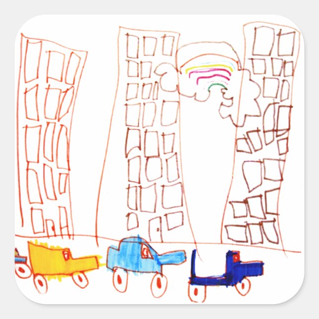 Voitures et autocollants (Devant)