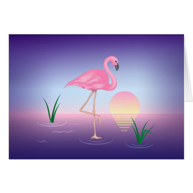 Voitures Flamants roses roses (Devant horizontal)