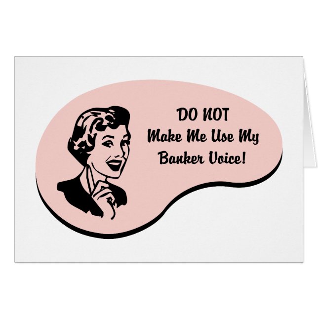 Voix de banquier (Devant horizontal)