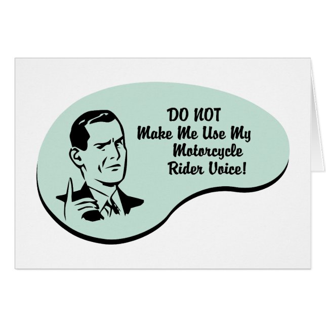 Voix de cavalier de moto (Devant horizontal)