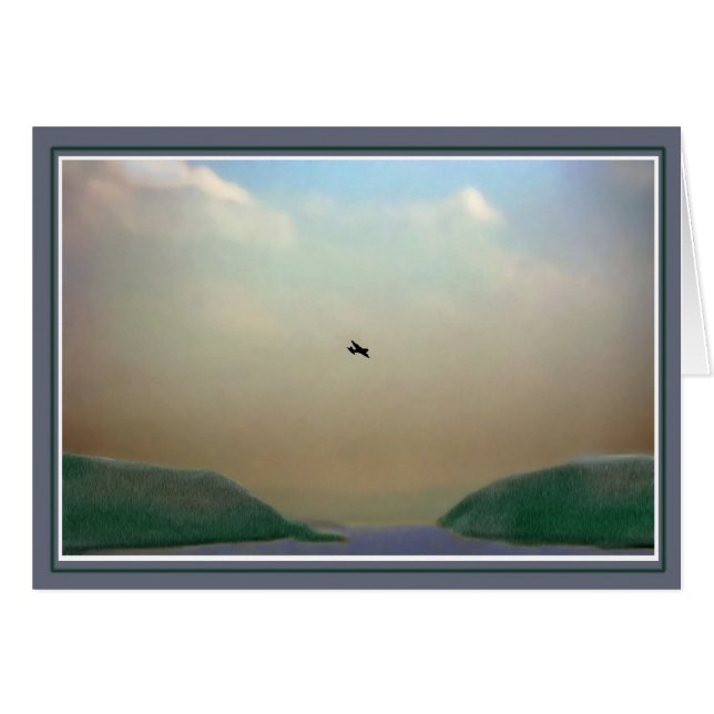 Vol au-dessus de l'Hudson (Devant horizontal)