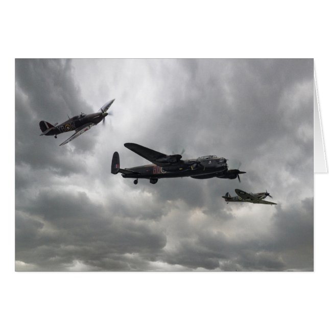 Vol commémoratif de la bataille d'Angleterre (Devant horizontal)