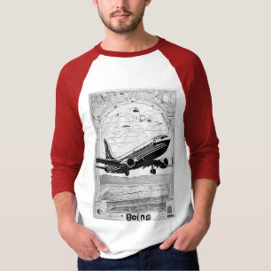 Vol dans le temps : Histoire de l'aviation T-shirt