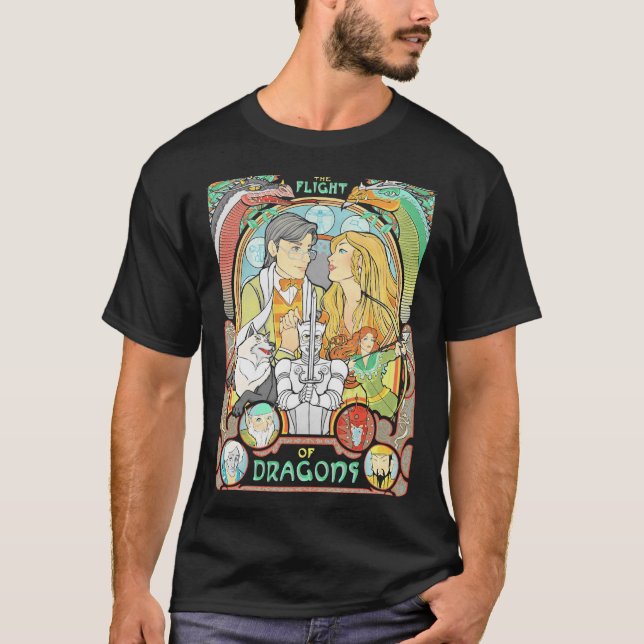 Vol de dragons Essential T-Shirt (Devant)