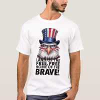 Vol de la liberté : T-shirt hommage à l'aigle"