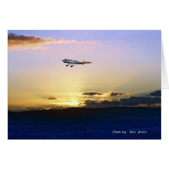 Vol du coucher du soleil (Devant horizontal)