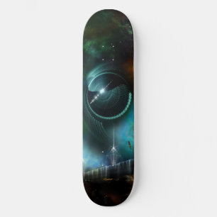 Vol Du Skateboard D'Art Fractal Corbius