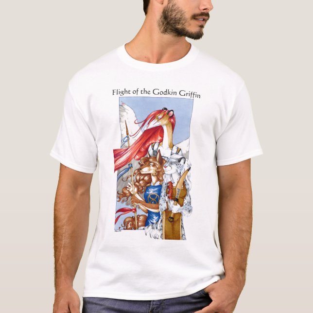 Vol du T-shirt de griffon de Godkin (Devant)