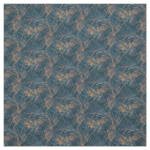 Vol du tissu de motif d'abrégé sur paon