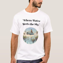 Vol en T-Shirt au-dessus d'îles de rêve