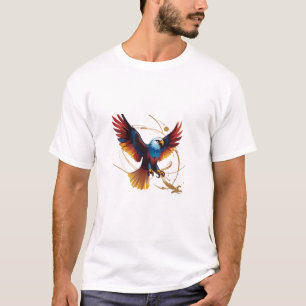 Vol transcendant : Design T-shirt Eagle en cristal