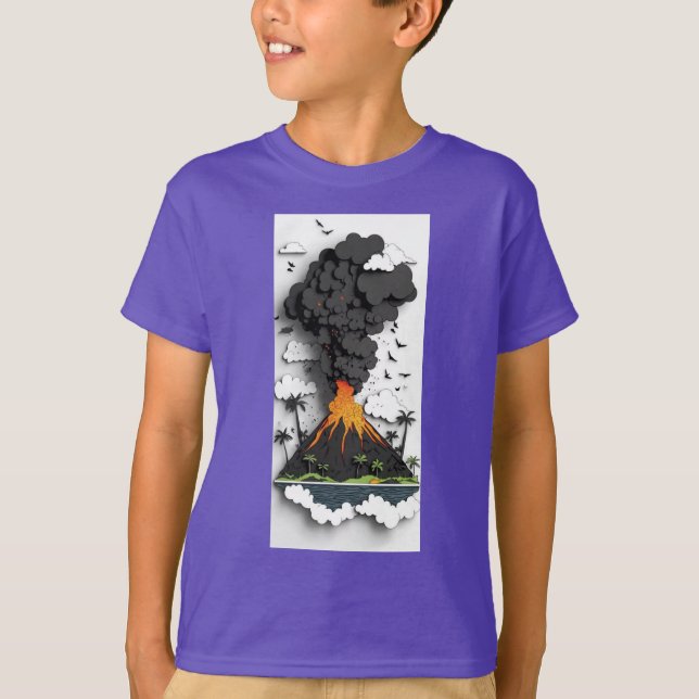 Volcan du T-Shirt (Devant)