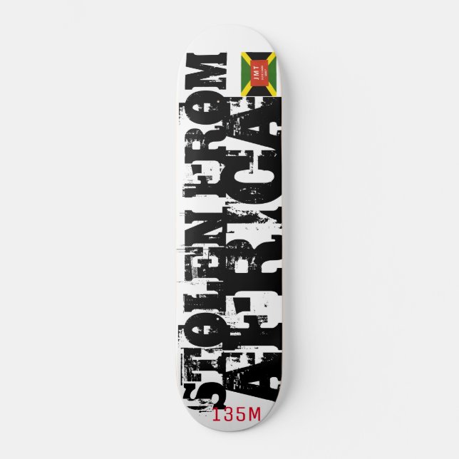 VOLÉ À AFRICAIN 135M Skateboard (Recto)