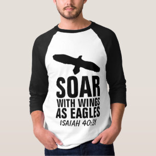 VOLER AVEC DES AILES COMME LES AIGLES , T-Shirts C