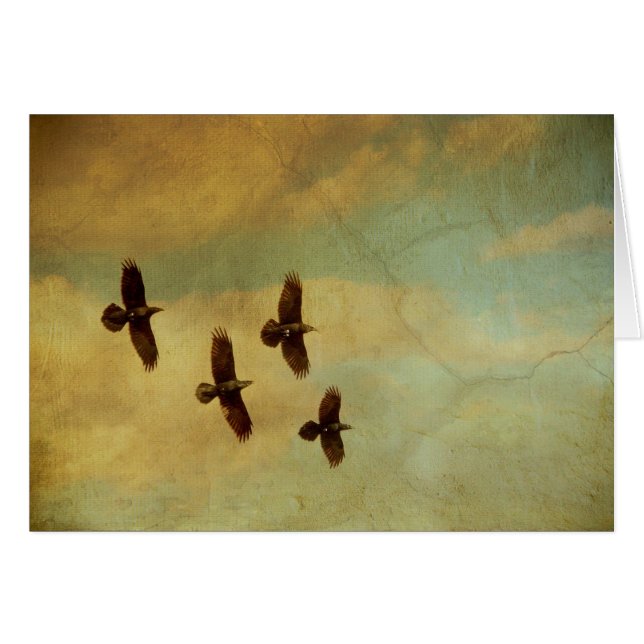 Voler de quatre Ravens (Devant horizontal)