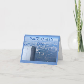 Voler haut dans le ciel, carte de la fête des père