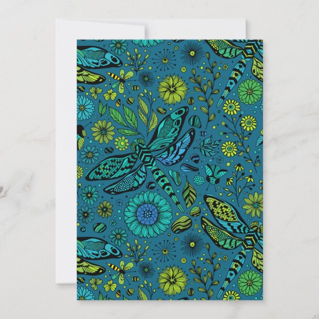 Voler, pilonner la libellule en bleu (Devant)