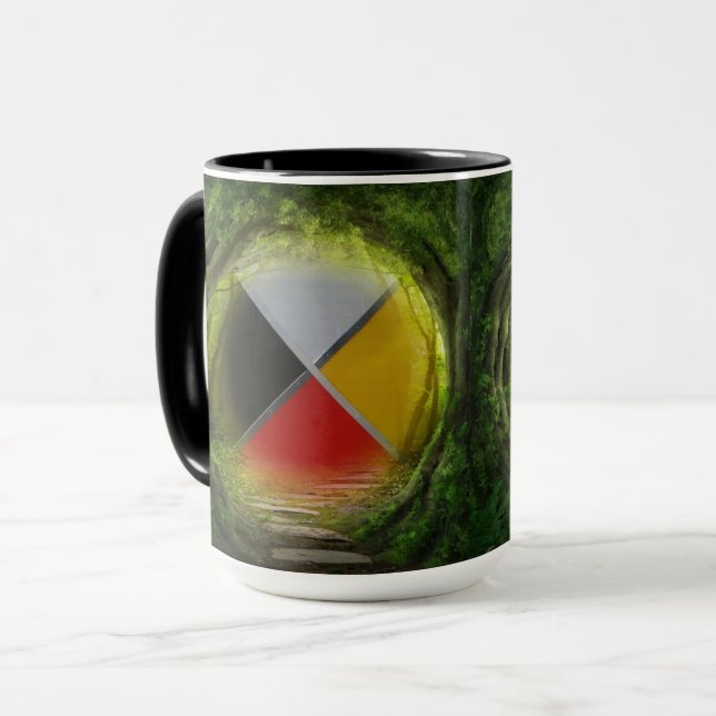 Volet de médecine forestière Grosse Mug Combo (Devant gauche)