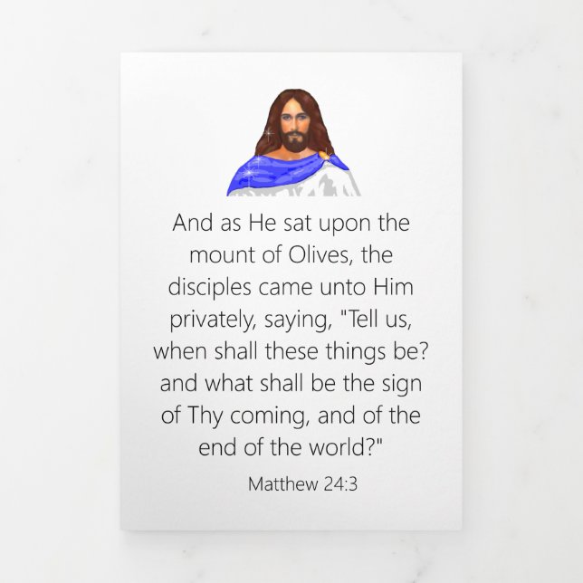 Volets Carte de pliage à trois lettres de fin (Page de couverture)