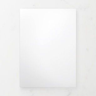 Volets Carte pliée à trois lettres