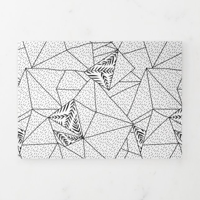 Volets Carte pliée à trois lettres (Page de couverture)