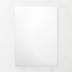 Volets Carte pliée à trois lettres