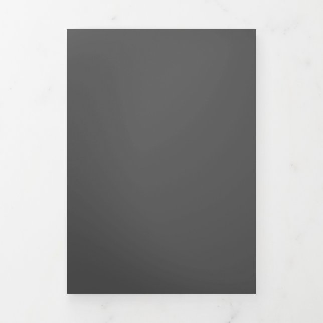 Volets Faire-part pliée à trois lettres (Page de couverture)