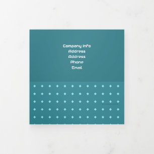 Volets Faire-part pliée à trois lettres