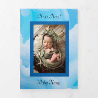 Volets Invitation pliée à trois lettres