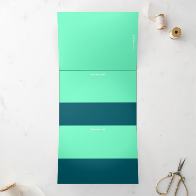 Volets Programme de pliage à trois lettres (Intérieur)