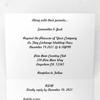 Volets Programme de pliage à trois lettres