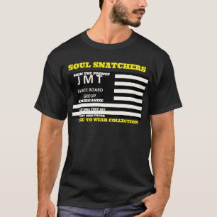 VOLLEURS D'ÂMES. T-Shirt Noir de Base