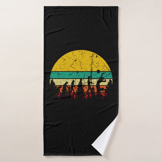 Volley-ball - Évolution du joueur de volley-ball (Serviette de bain)