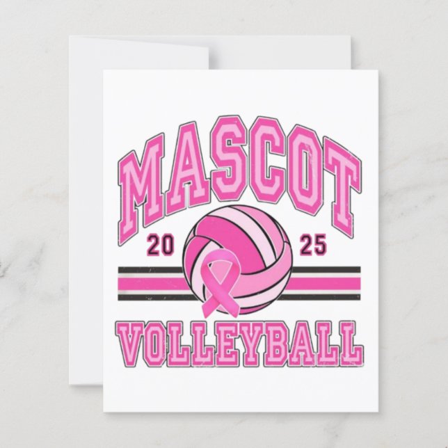 🏐💖 Volley-ball Pink Power 🎗️ (Devant)