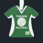 Volley-ball Sport Jersey vert avec photo<br><div class="desc">Maillot de volley-ball vert avec photo. Personnalisez avec la photo,  le nom,  l'équipe et la date de votre enfant.</div>
