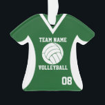 Volley-ball Sport Jersey vert avec photo<br><div class="desc">Maillot de volley-ball vert avec photo. Personnalisez avec la photo, le nom, l'équipe et la date de votre enfant.</div>