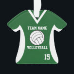 Volley-ball Sport Jersey vert avec photo<br><div class="desc">Maillot de volley-ball vert avec photo. Personnalisez avec la photo,  le nom,  l'équipe et la date de votre enfant.</div>