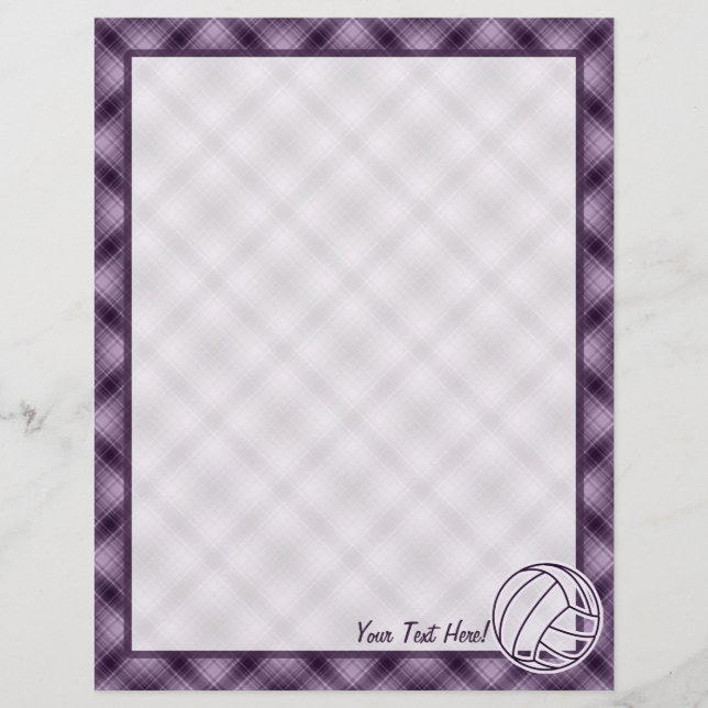 Volley-ball violet (Devant)