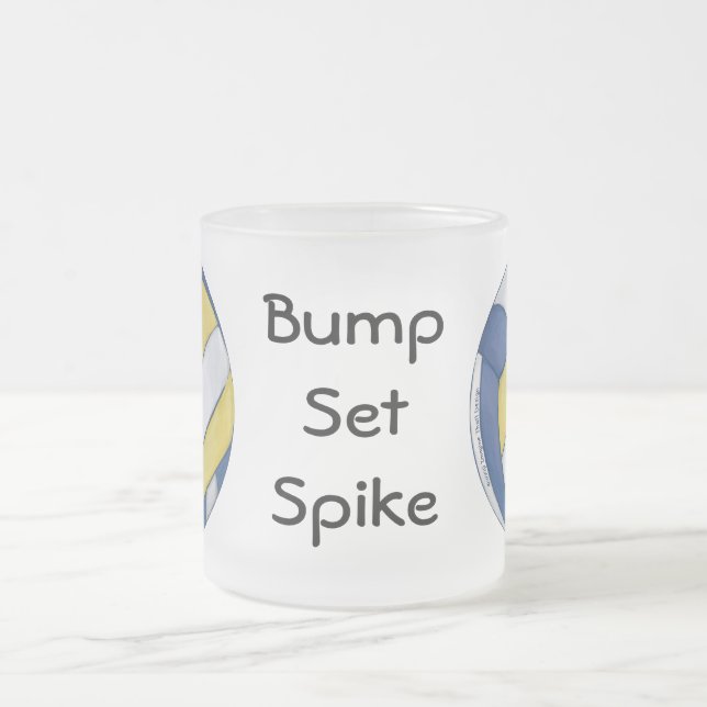 Volleyball Bump, Set, Spike mugs (Centre)