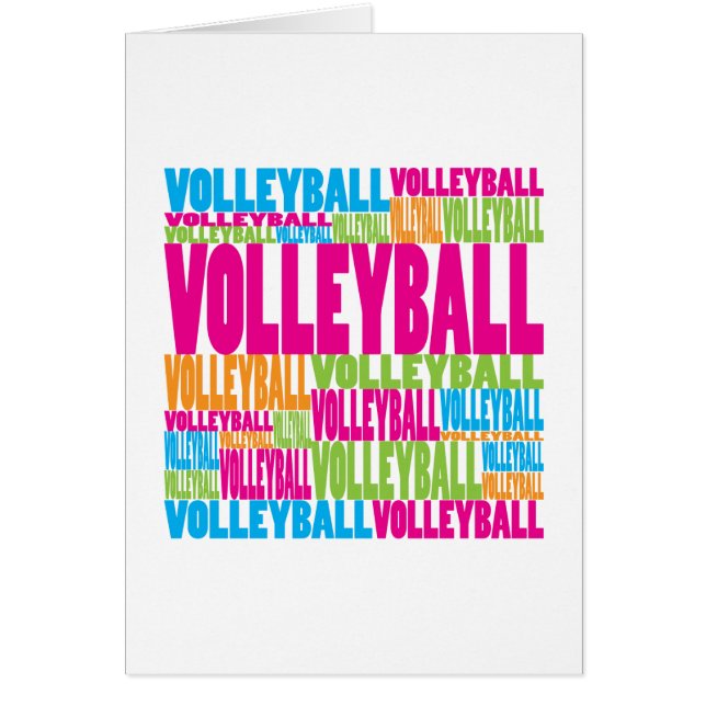 Volleyball coloré (Devant)
