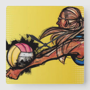 Volleyball DIGG - Horloge murale