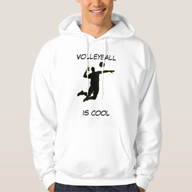 Volleyball Est Cool Sweat - shirt à capuche person (Devant)