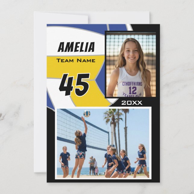 Volleyball Player 2 Photo Memory Mate (Devant)