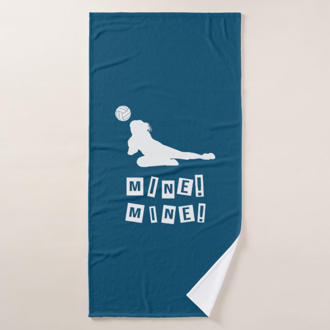 Volleyball Player | Volleyball Mine (Serviette de bain)