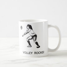 VOLLEYBALL ROCKS!Coffee Mug